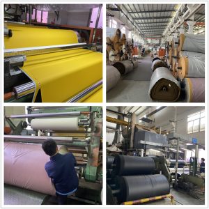 pvc leather factory in China